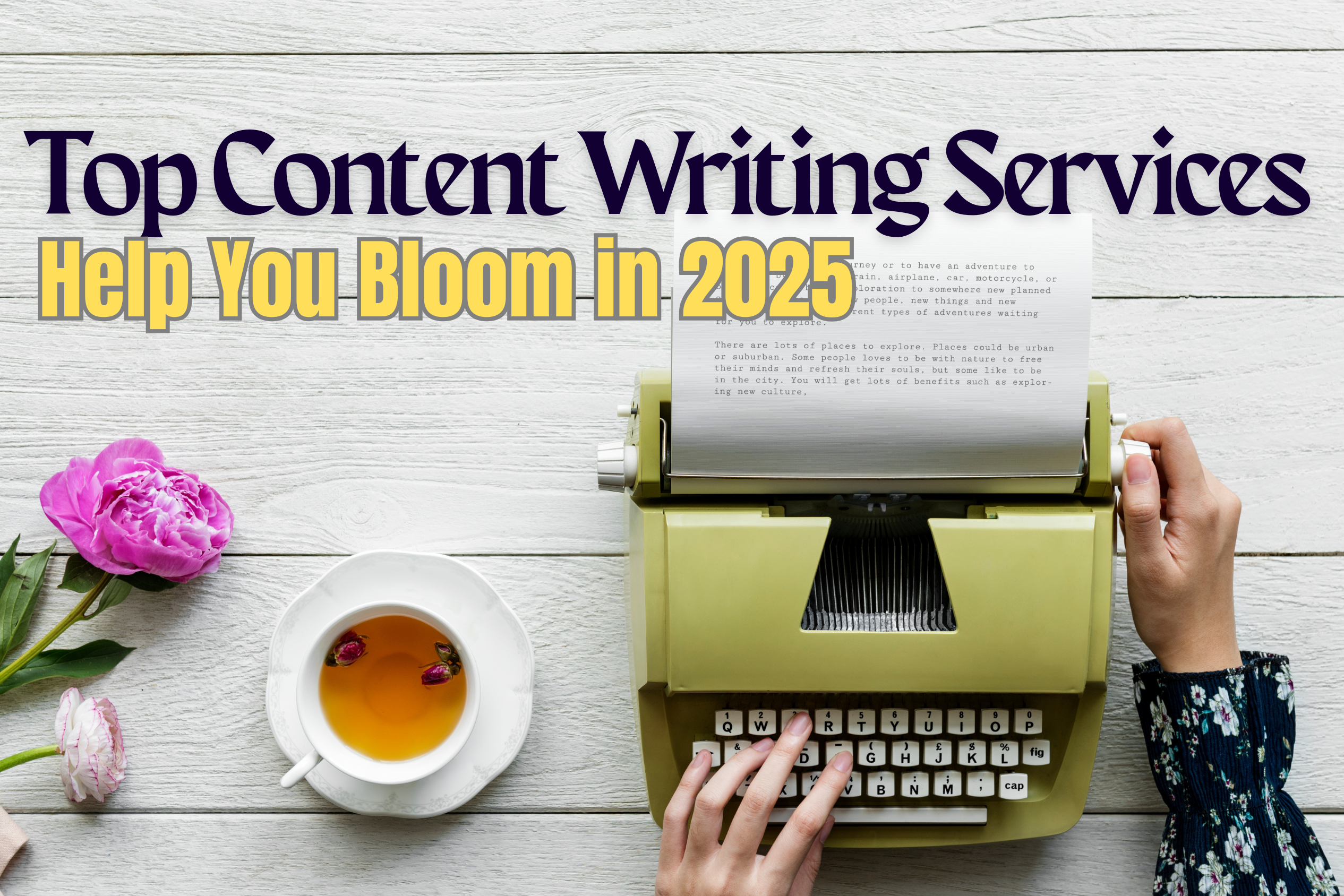 Content writing services helping your brand bloom with engaging, SEO-optimized conten